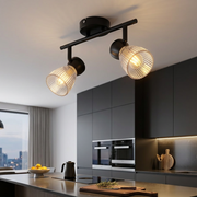 Lustra Best Premium Black cu 2 Spoturi Reglabile