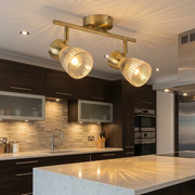 Lustra Best Premium Gold cu 2 Spoturi Reglabile