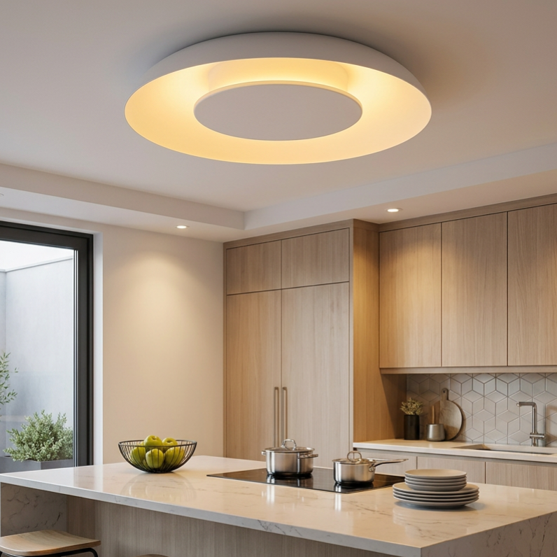 Plafonieră LED Rotunda Piattino White Ø40CM