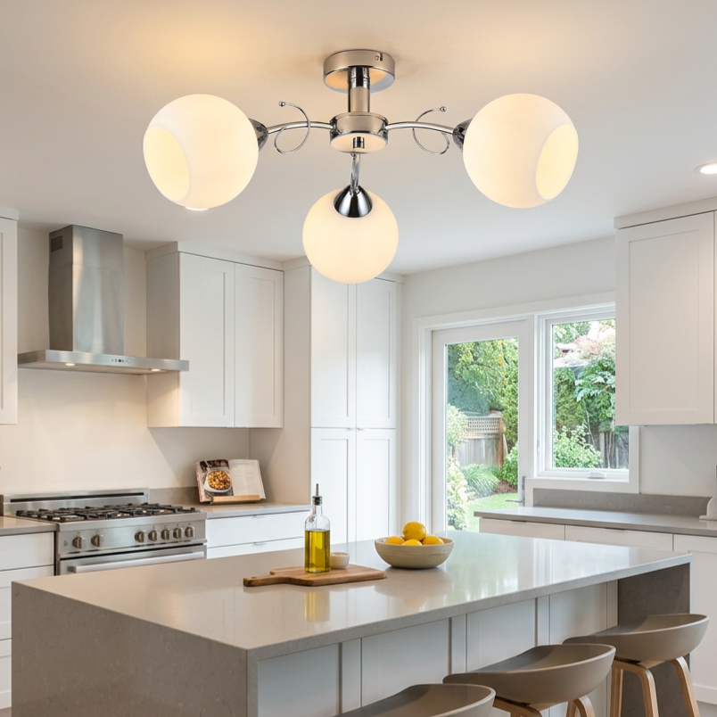 Lustra Oslo Silver Premium 3xE27