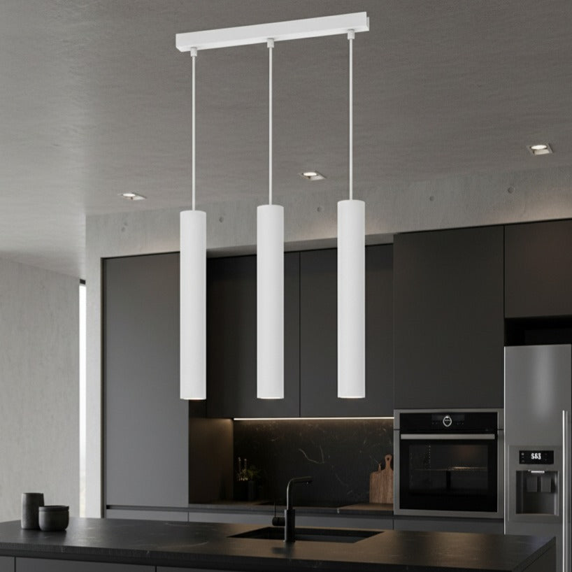 Lustra Suspendata Hudson White Premium 3xGU10