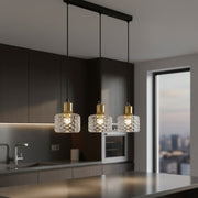 Lustra Suspendata Lumi Black & Gold Premium 3xG9