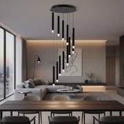 Lustra LED Suspendata Carbon Black Premium Echivalent 100W