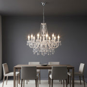 Candelabru Cristal Giga Luster Silver
