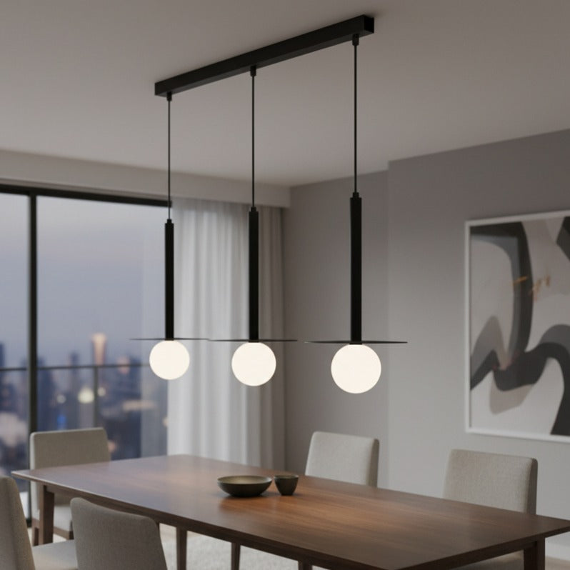 Lustra Suspendata Futura Black Premium 3xG9