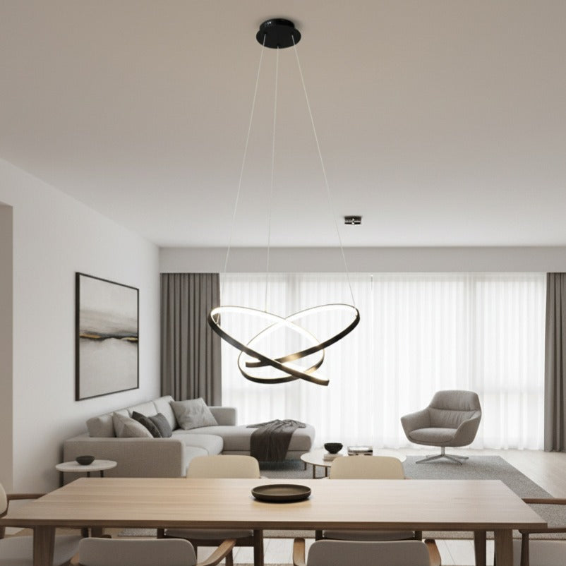 Lustra LED Suspendata Empoli Black Premium Echivalent 350W