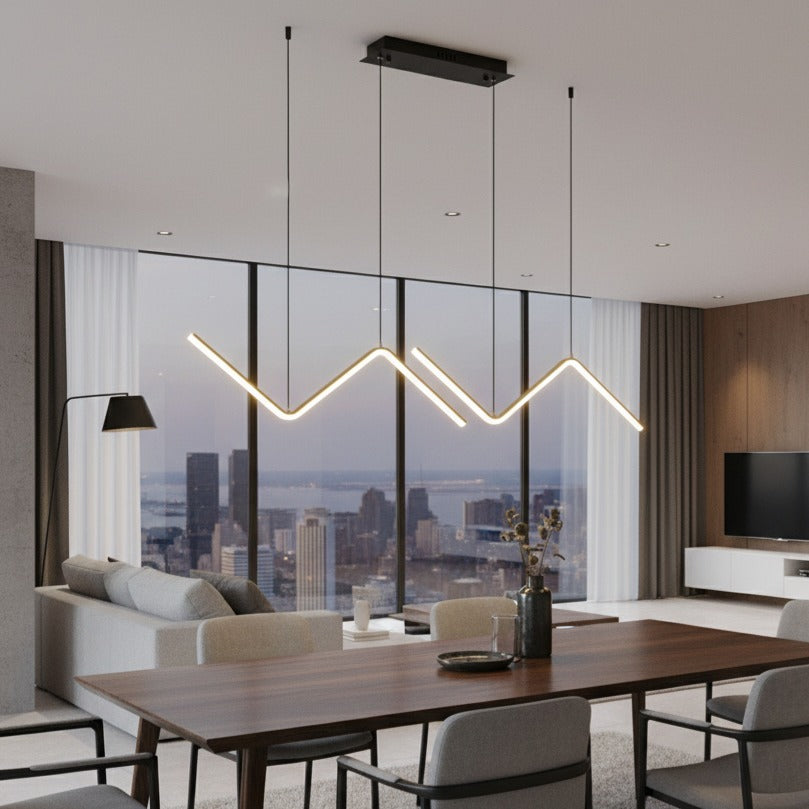 Lustra LED Suspendata Verte Black Premium Echivalent 150W