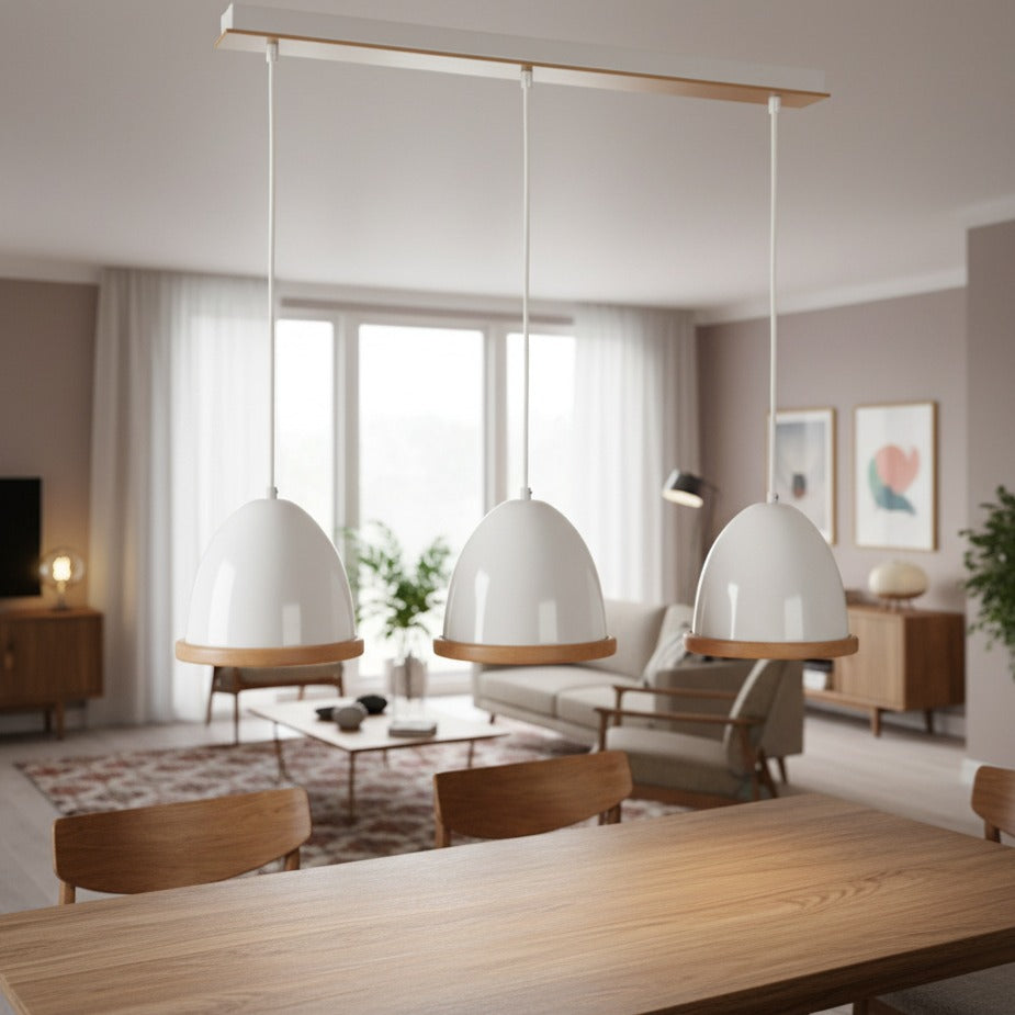 Lustra Suspendata Studio White Premium 3xE27