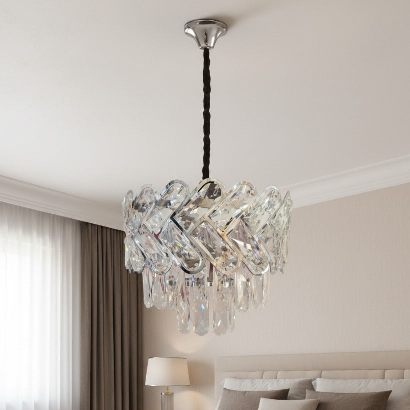 Candelabru Cristal DEVO Silver 30CM