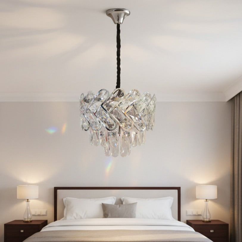 Candelabru Cristal DEVO Silver 30CM