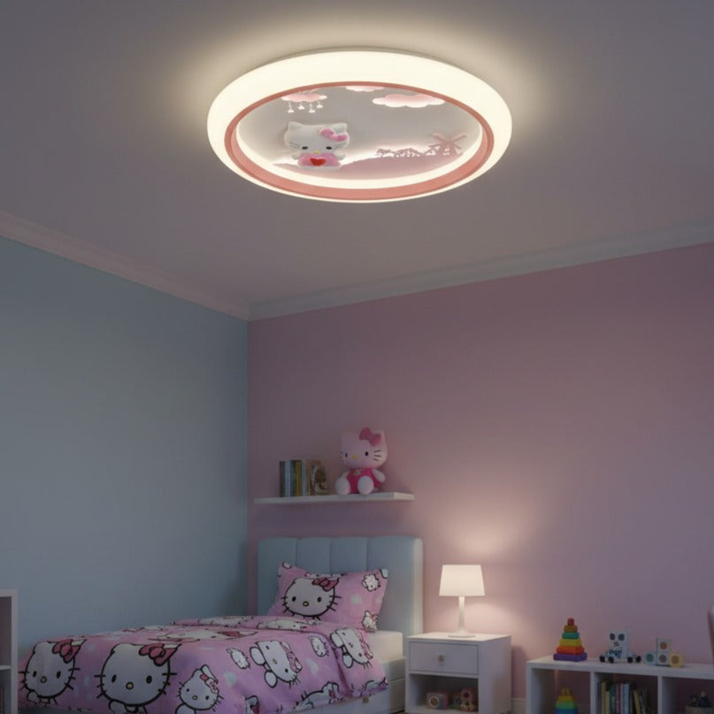 Lustra LED KITTY Echivalent 600W Telecomanda