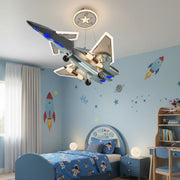 Lustra LED Kids Air Patrol Albastru Spatial Echivalent 800W