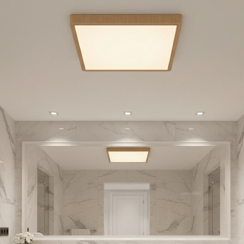 Plafoniera LED Zetta 30x30CM Maro IP40 3 Lumini Echivalent 200W