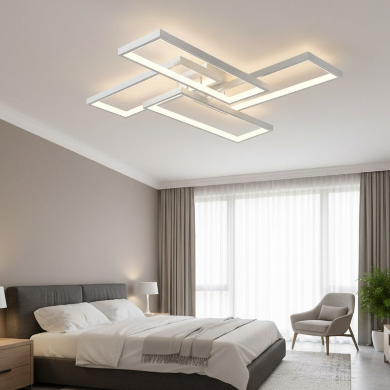 Lustra LED ZULE White Echivalent 750W Telecomanda
