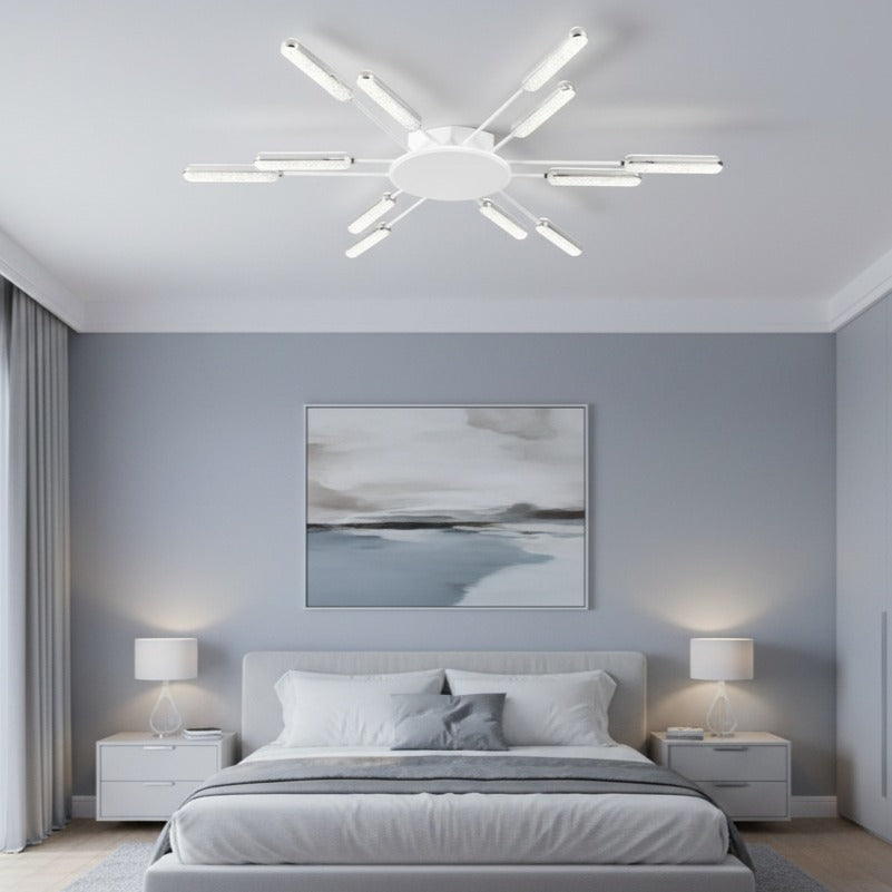 Lustra Maxi XORA White Echivalent 950W Telecomanda