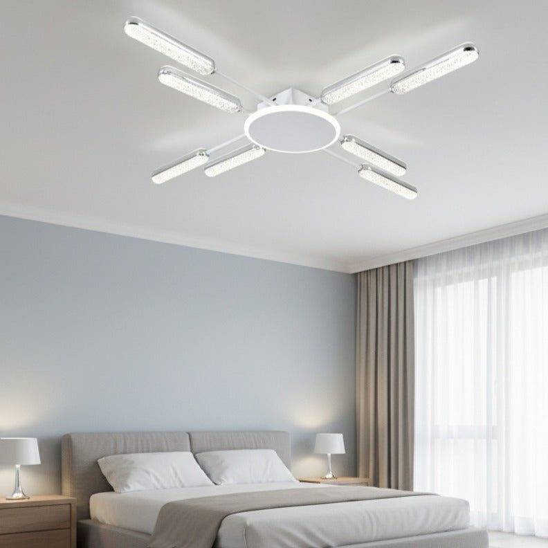 Lustra Mini XORA White Echivalent 650W Telecomanda