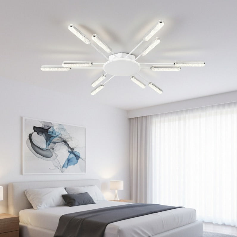 Lustra Maxi XORA White Echivalent 950W Telecomanda