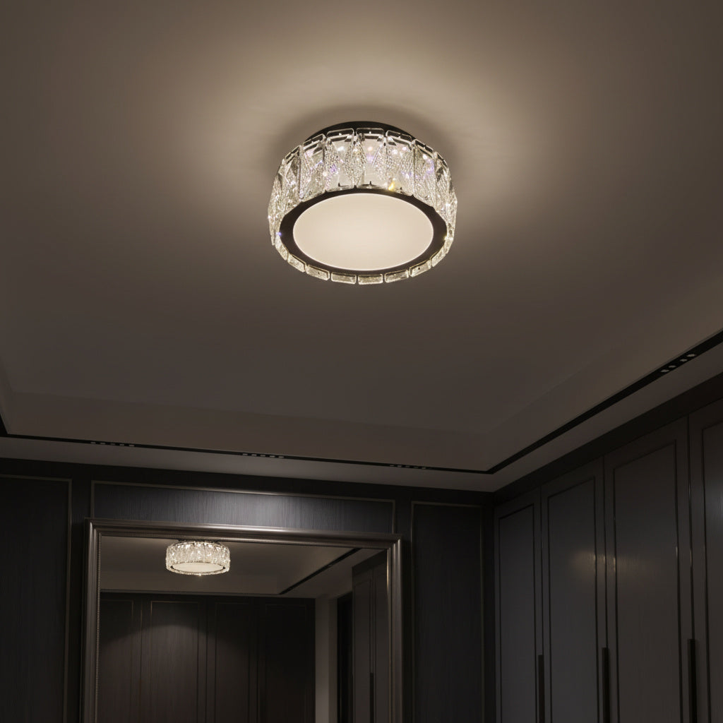 Lustra LED DRUM White Echivalent 200W