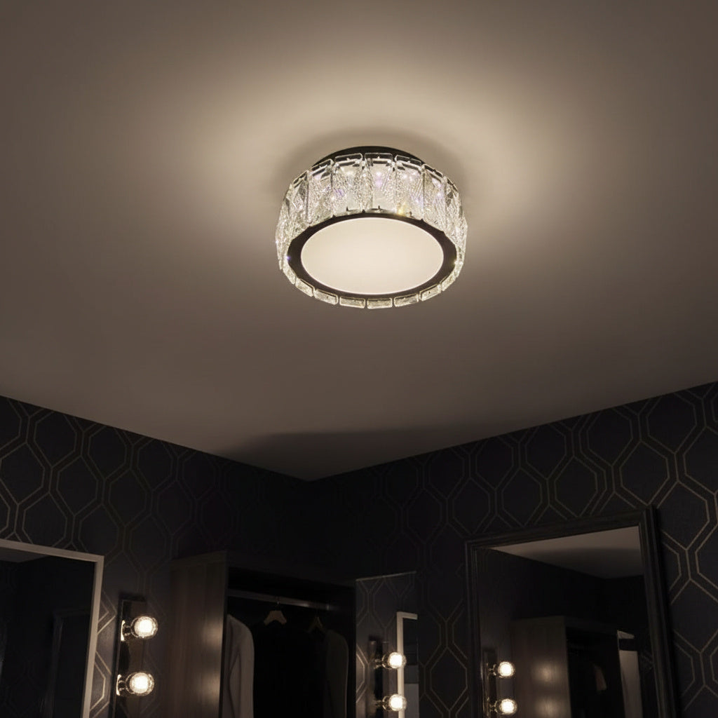 Lustra LED DRUM White Echivalent 200W