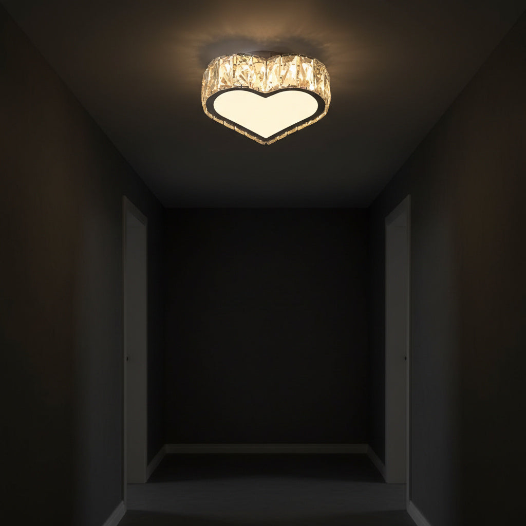 Lustra LED HEART White Echivalent 150W