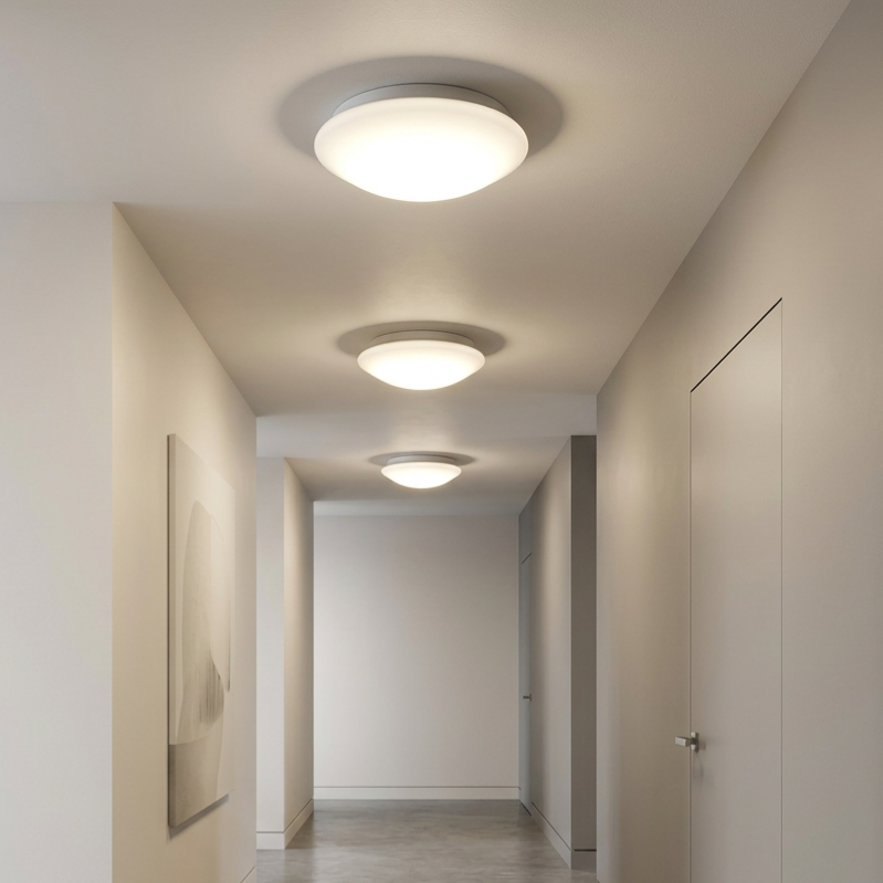 Plafonieră Fury Rotunda White Premium