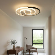 Lustra LED Snail White & Black Echivalent 200W