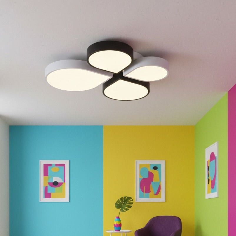 Lustra LED Cicek White & Black Echivalent 250W