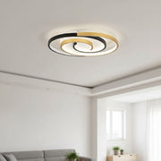 Lustra LED TRIM Gold & Black Echivalent 150W