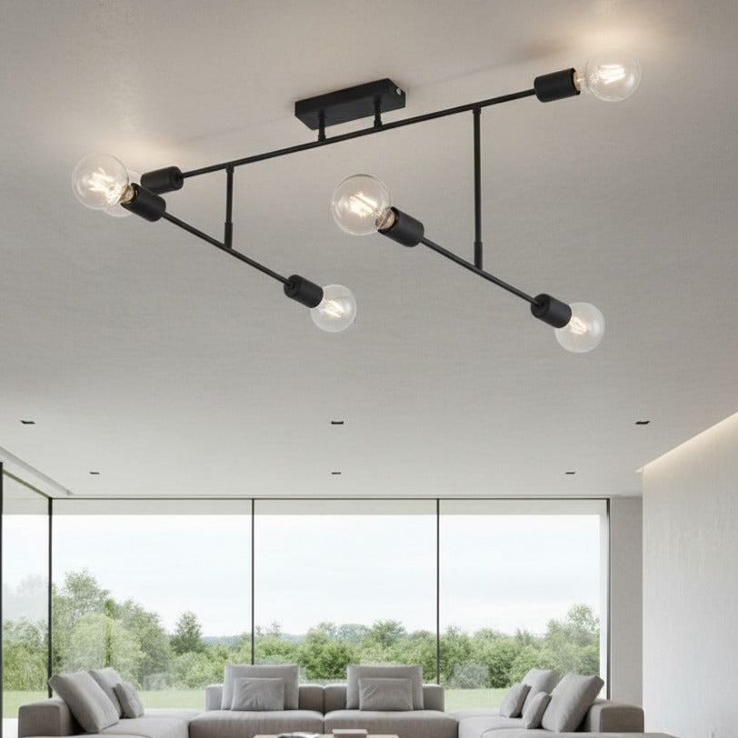 Lustra SERY Black 6xE27