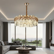 Candelabru LED Cristal FREGO Gold 60CM Echivalent 1200W
