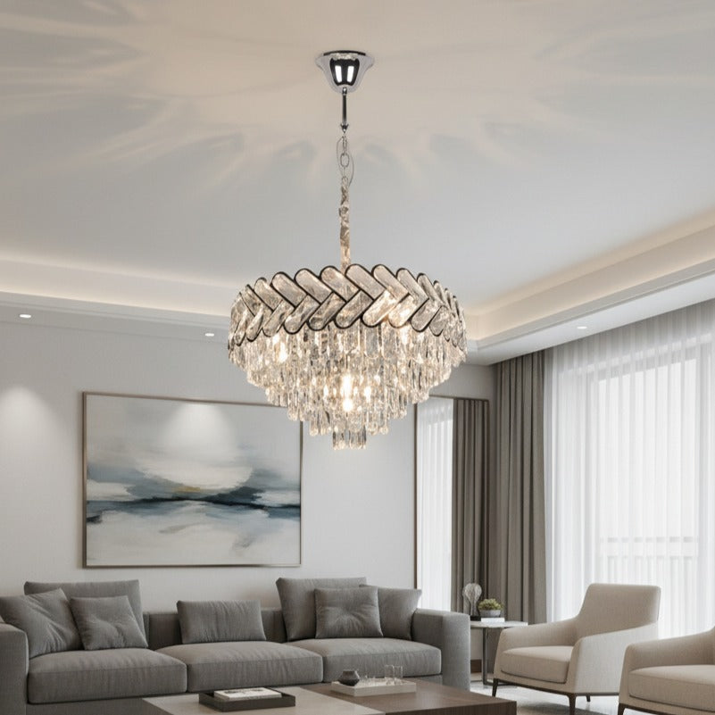 Candelabru Cristal DEVO Silver 50CM