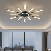 Lustra Maxi YOLLO Black & Gold Echivalent 950W Telecomanda