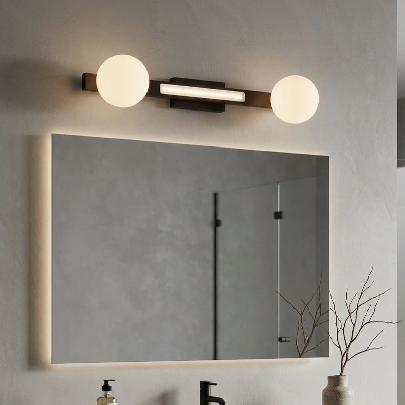 Lustra LED + 2xG9 Magnetica Black Premium