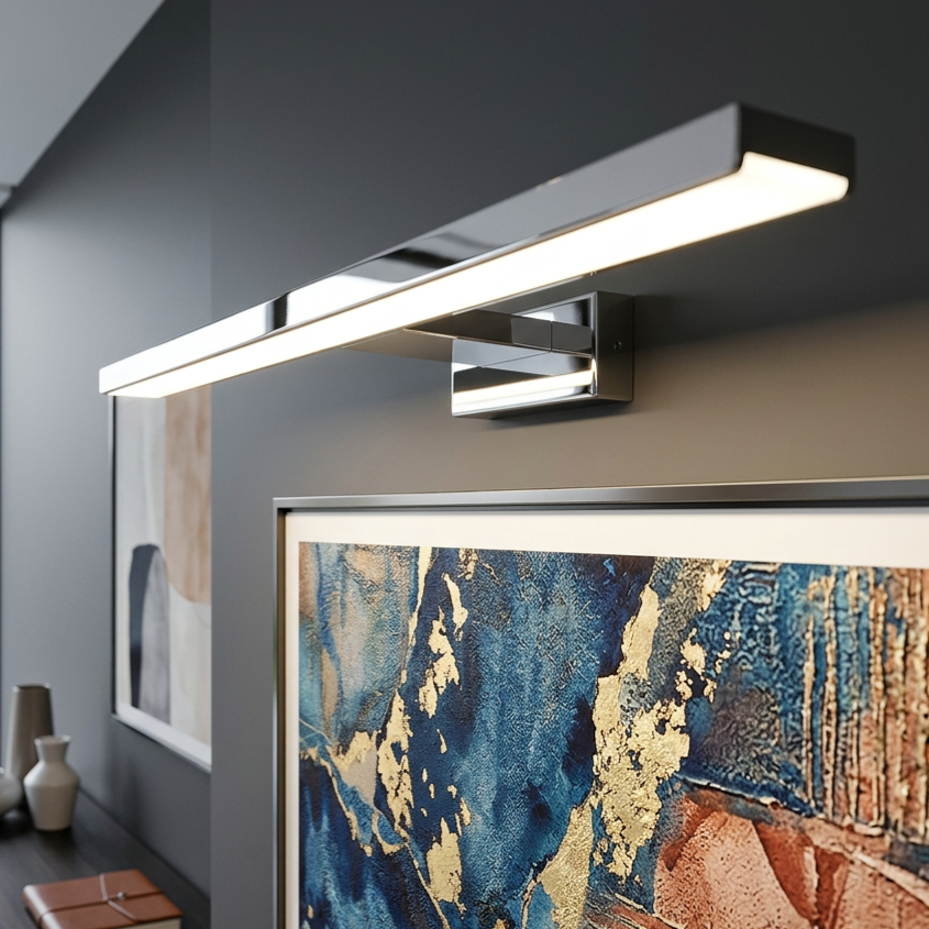 Aplica LED Perete Pinto Silver Premium 50CM