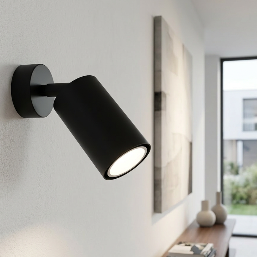 Aplica Hudson Black Premium cu Spot Reglabil