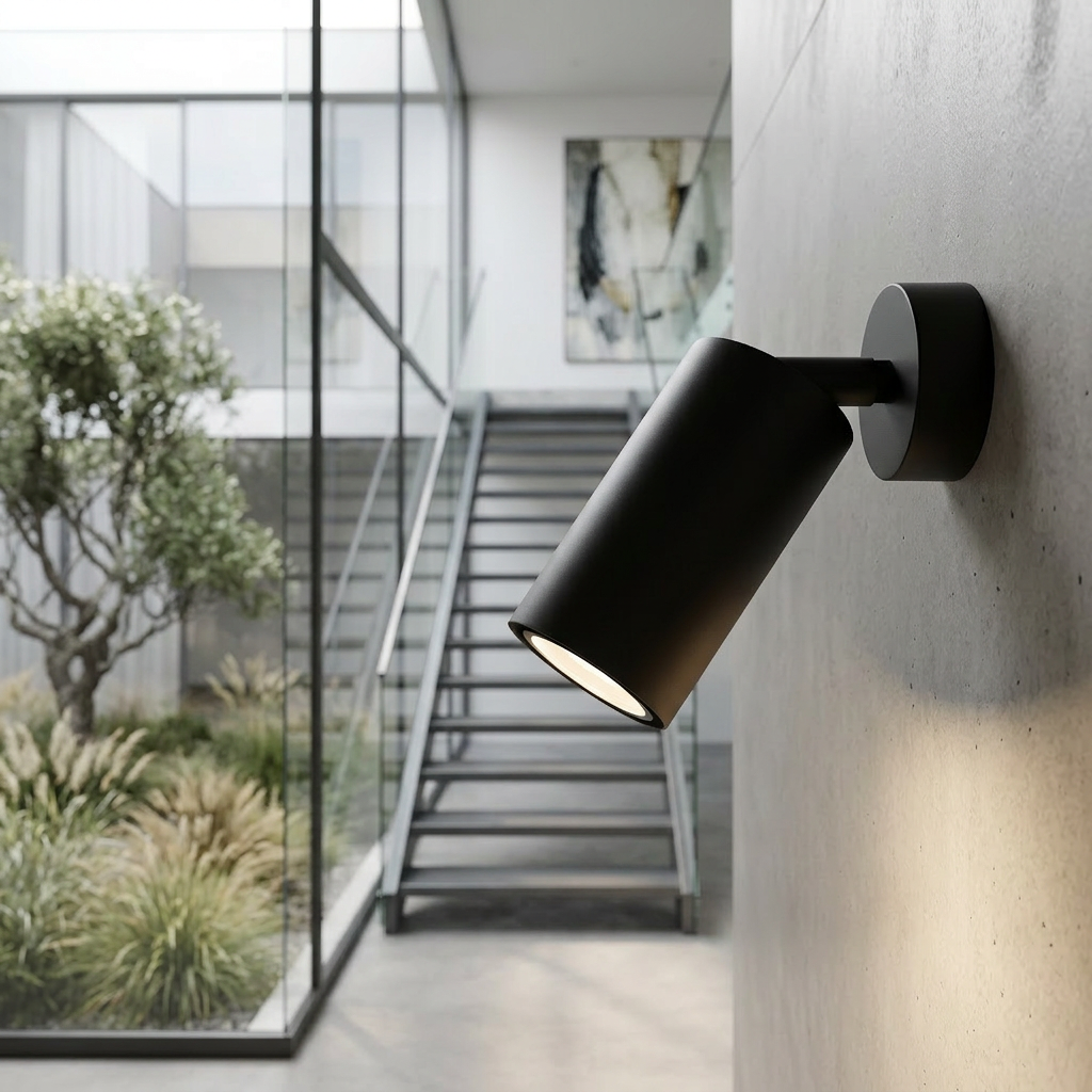 Aplica Hudson Black Premium cu Spot Reglabil