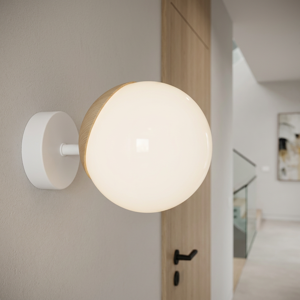 Aplica Sfera Wood Silver Premium