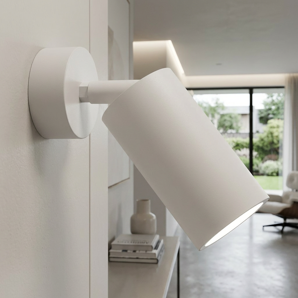 Aplica Hudson White Premium cu Spot Reglabil