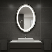 Oglinda LED FIGRO 50x70CM Functie Dezaburire, Ceas, Touch, 3 Lumini