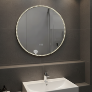 Oglinda LED LIMENA 80CM Functie Dezaburire, Ceas, Touch, Senzor Miscare, 3 Lumini