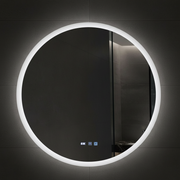 Oglinda LED VIONNA 80CM Functie Dezaburire, Ceas, Touch, 3 Lumini