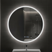 Oglinda LED VIONNA 60CM Functie Dezaburire, Ceas, Touch, 3 Lumini