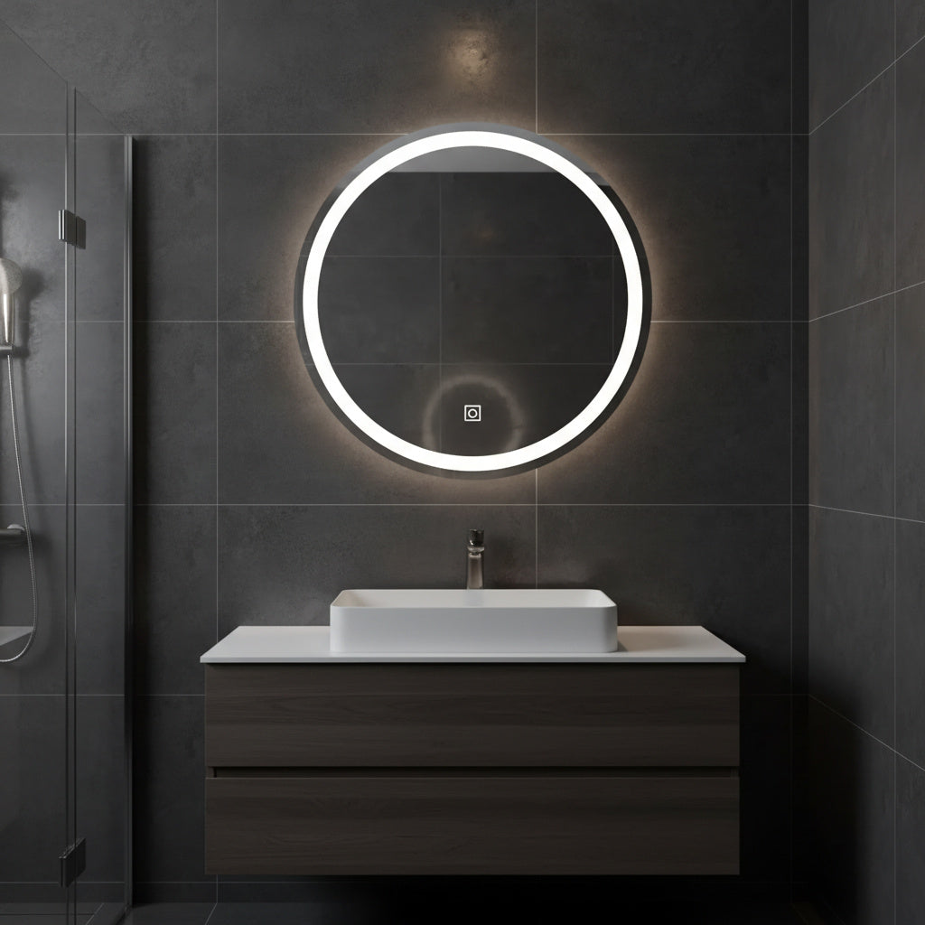 Oglinda LED SERA Rotunda 50CM cu Lumina Rece