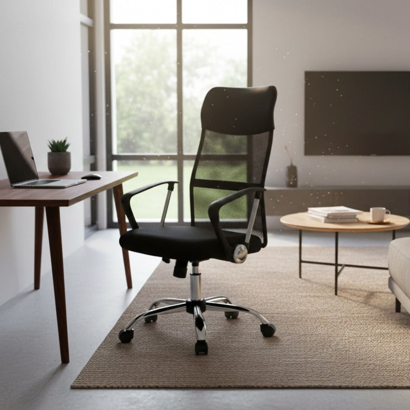 Scaun de Birou Reglabil BOC-109 Negru