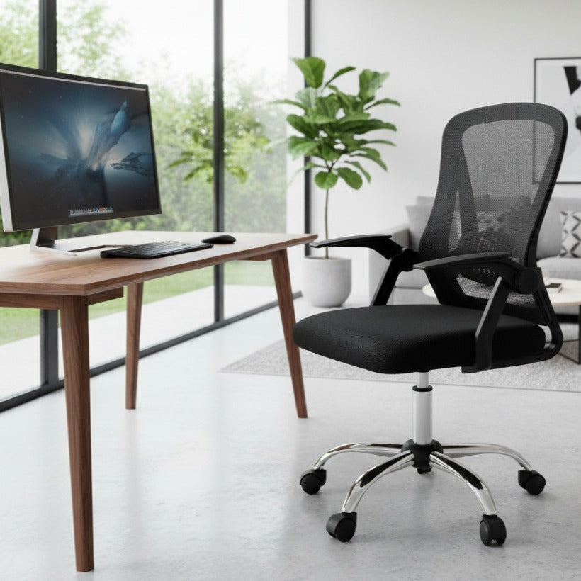 Scaun de Birou Reglabil BOC-101 Negru