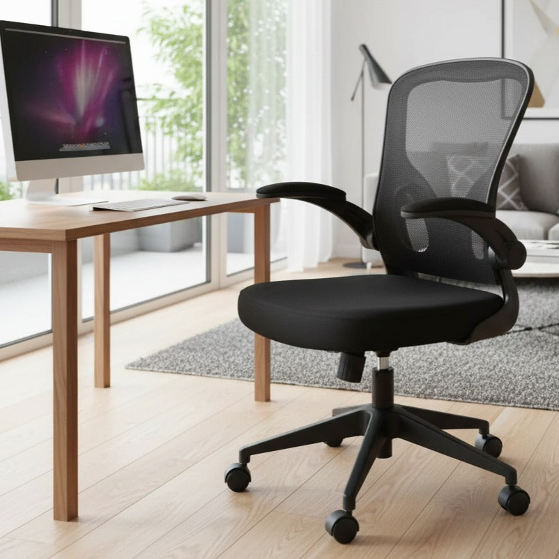 Scaun de Birou Reglabil BOC-116 Negru