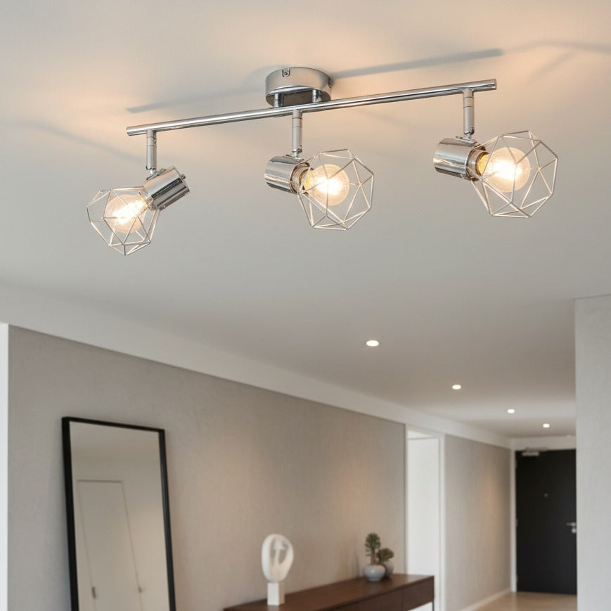 Lustra ONZY Silver cu 3 Spoturi