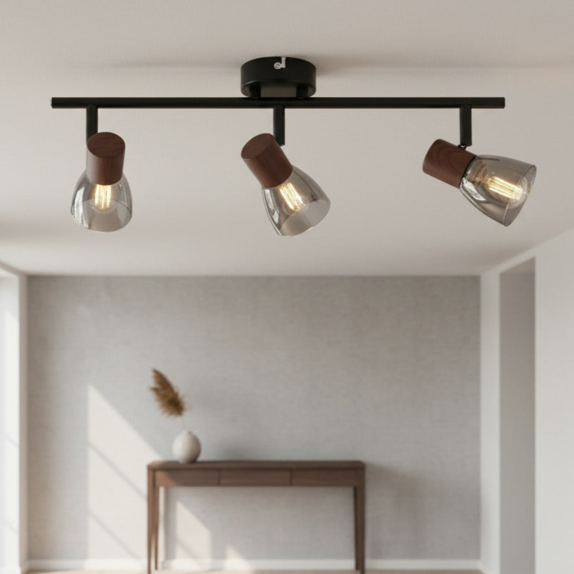 Lustra ZEDY Black cu 3 Spoturi