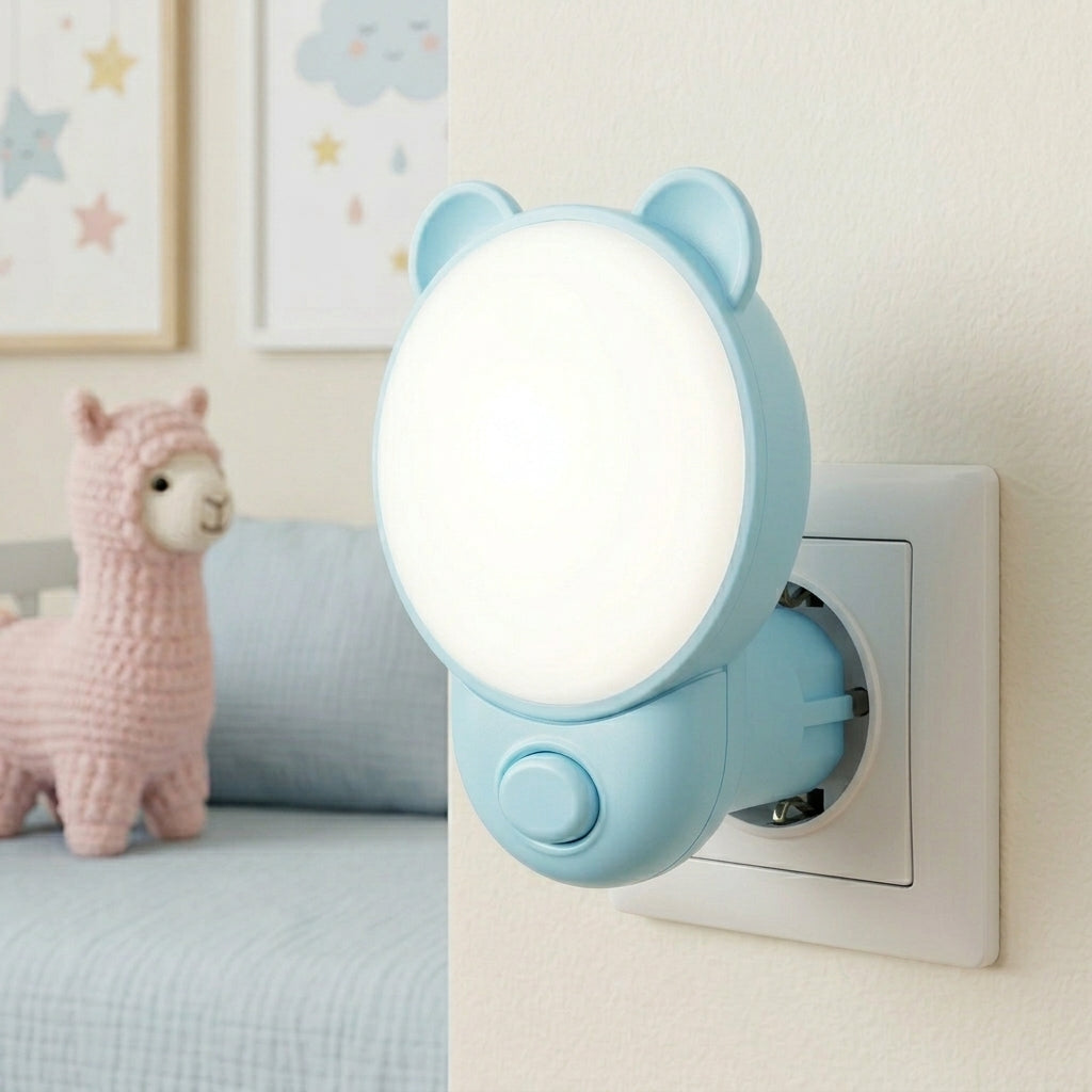 Lampa de Veghe LED Teddy Blue, 1.2W Copii