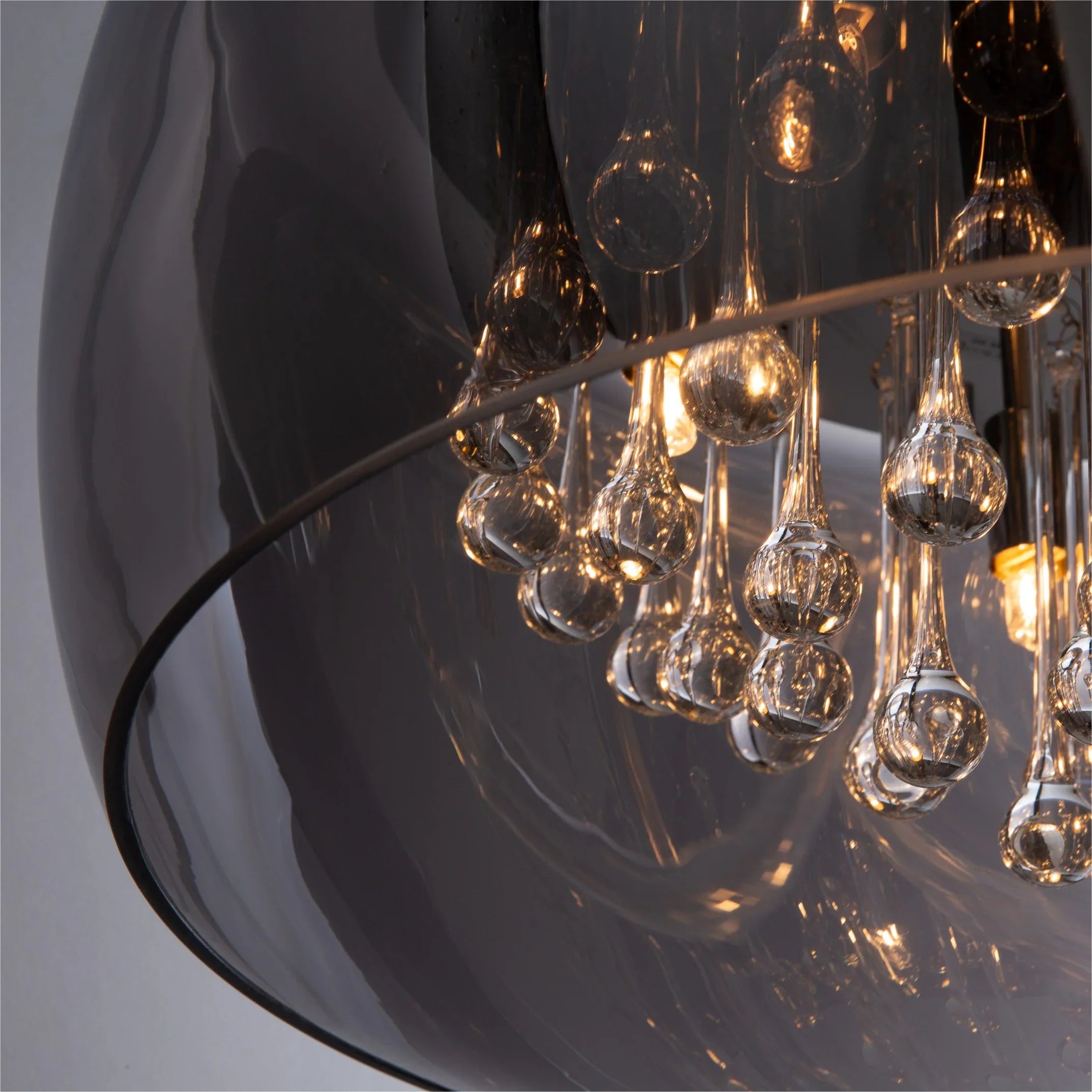 Lustra Suspendata Luxury OBSIDIAN 50cm